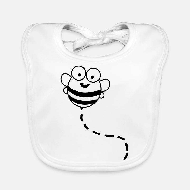 Funny Bee 01 Organic Baby Bibs