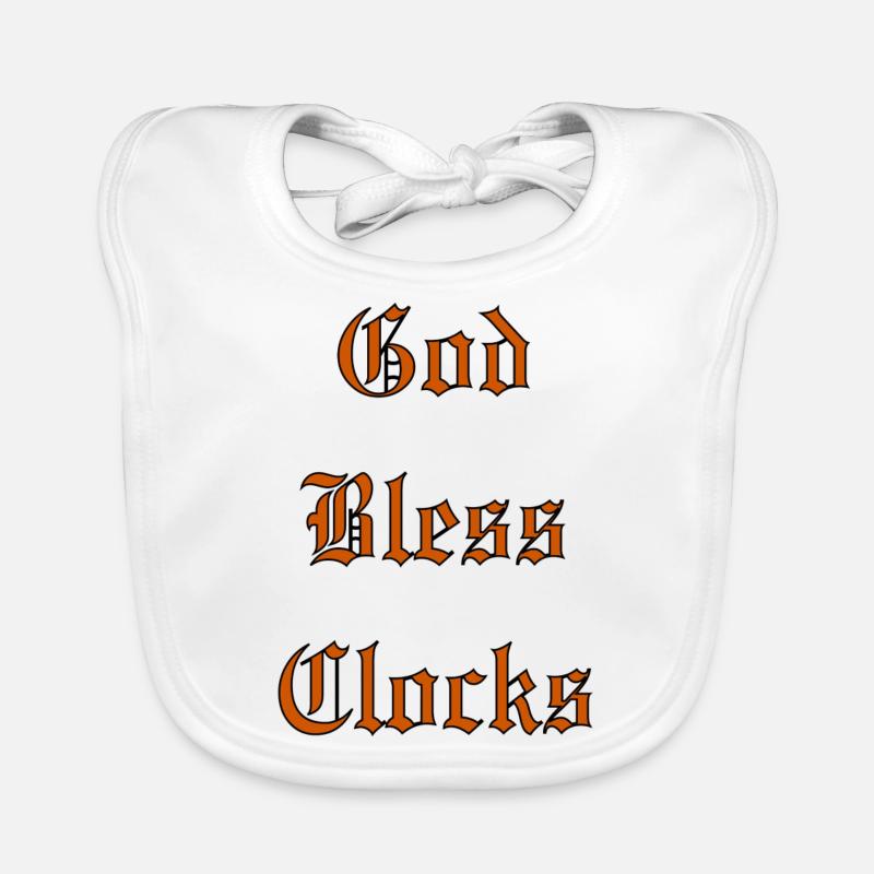 GodBlessClocks Organic Baby Bibs