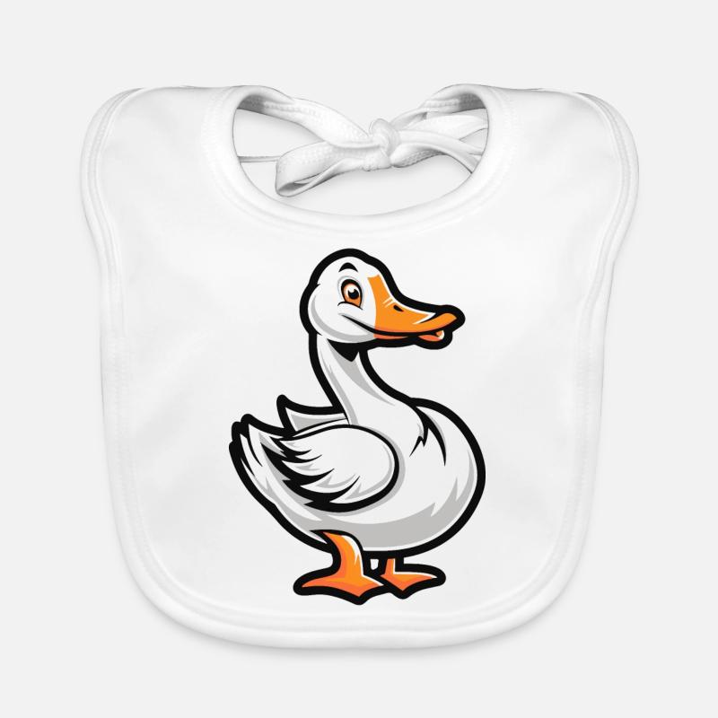 Gans Comic Baby Bio-Lätzchen