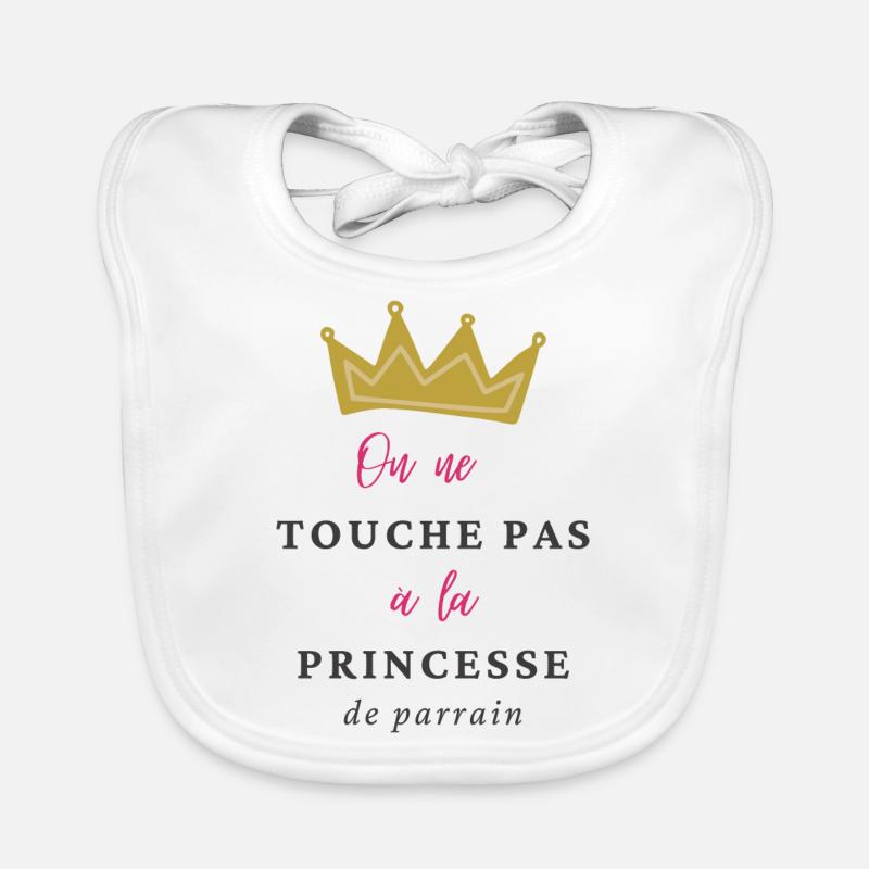 Princesse de parrain Bavoir bio Bébé