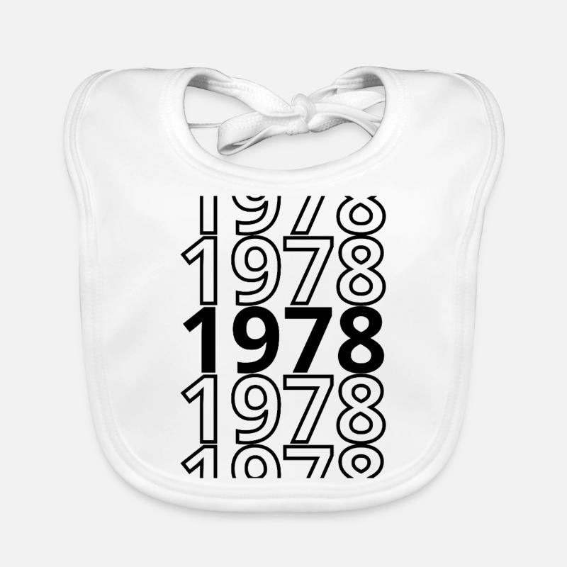 1978 1978 1978 Bavoir bio Bébé
