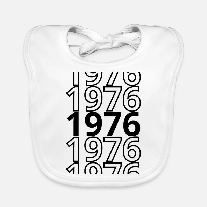 1976 1976 1976 Organic Baby Bibs