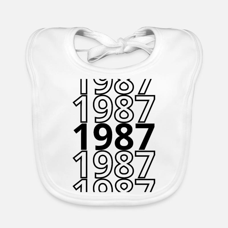 1987 1987 1987 Bavoir bio Bébé