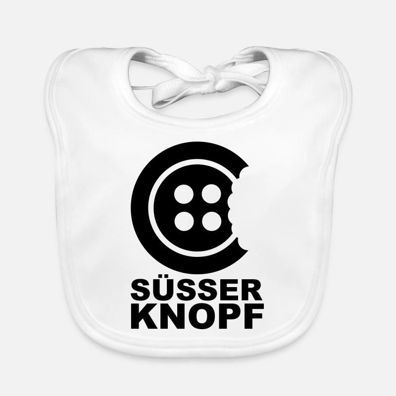 Süsser Knopf Baby Bio-Lätzchen