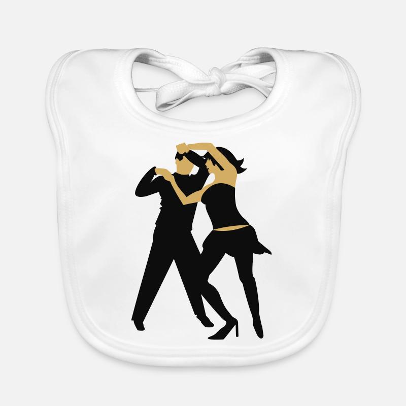 Danseur de salsa / salsa dancer (2c) Bavoir bio Bébé