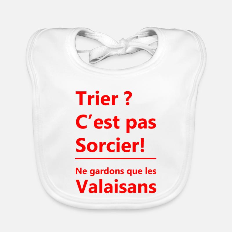 Trier c'est pas sorcier ! Ne gardons que les Valai Bavoir bio Bébé
