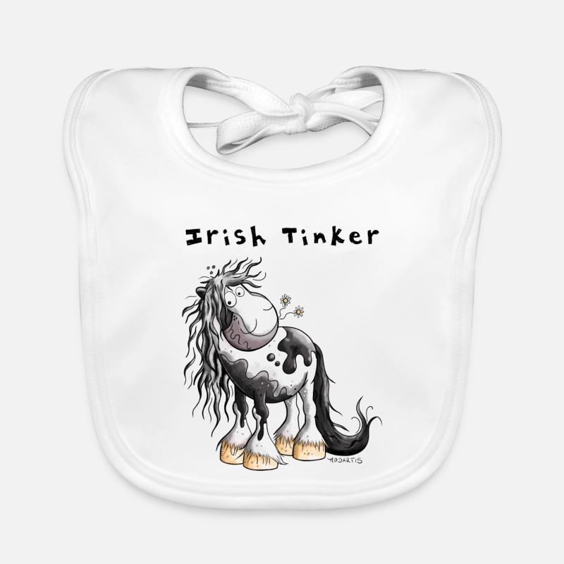 Cute Irish Tinker Organic Baby Bibs