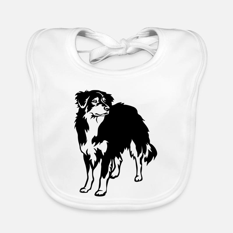 Australian Shepherd Baby Bio-Lätzchen