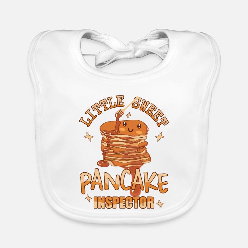 Pancake Inspector Organic Baby Bibs