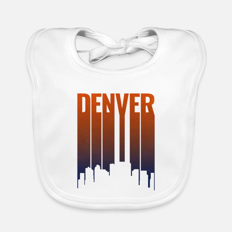 Pente de la ligne d’horizon de Denver Bavoir bio Bébé