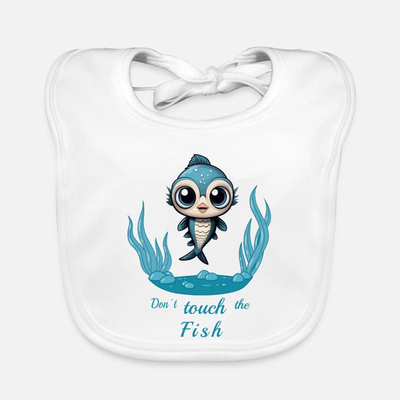 Poisson sucré Bavoir bio Bébé