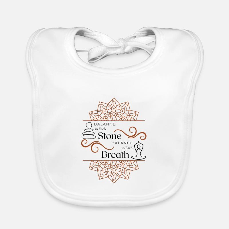 Séparateur de Tourbillon de Mandala Complexe Bavoir bio Bébé