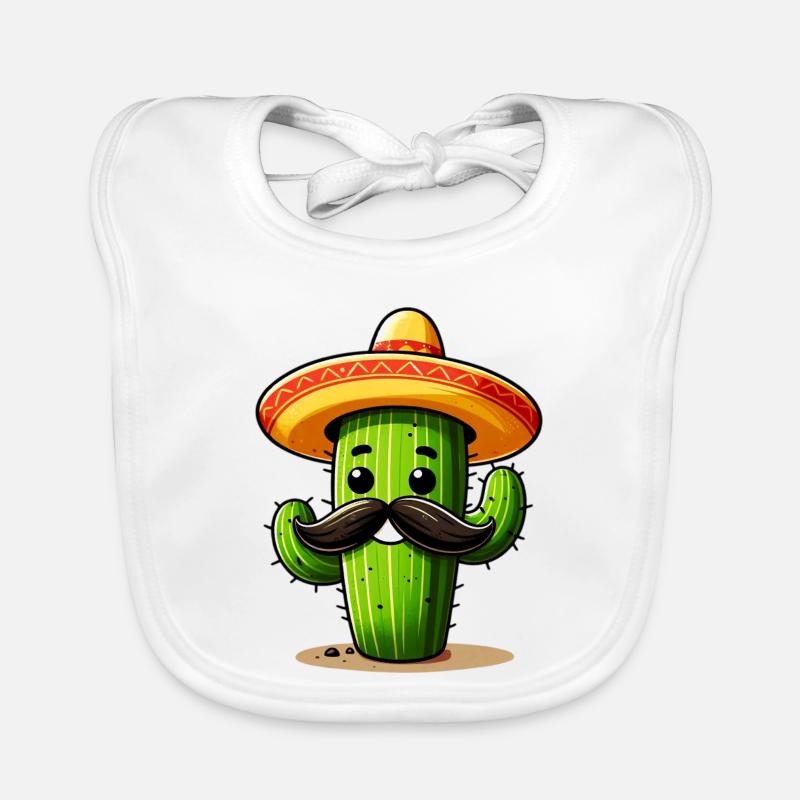 Cactus Bavoir bio Bébé