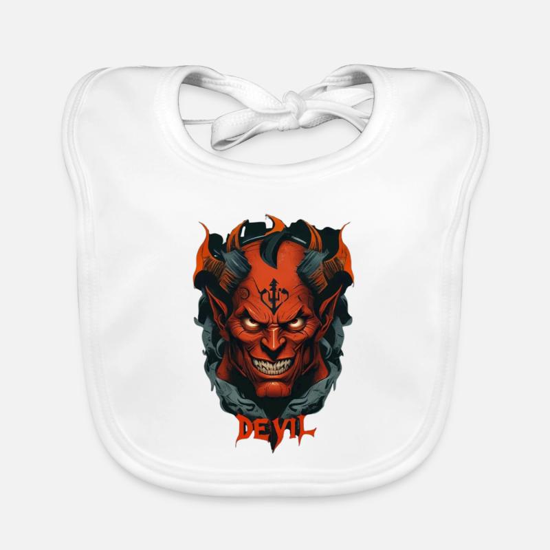 Devil Bavoir bio Bébé