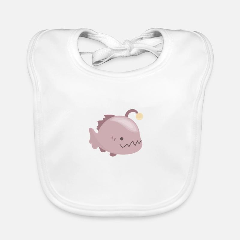 Bioluminescent frogfish Organic Baby Bibs
