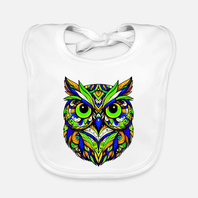 Eule Baby Bio-Lätzchen