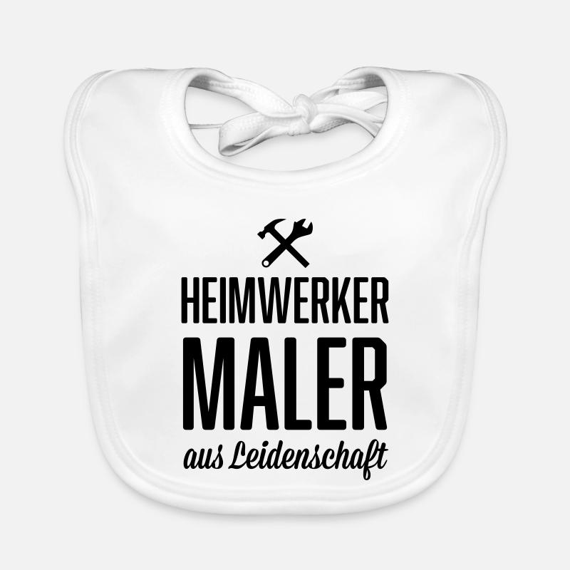 Heimwerker Maler Baby Bio-Lätzchen