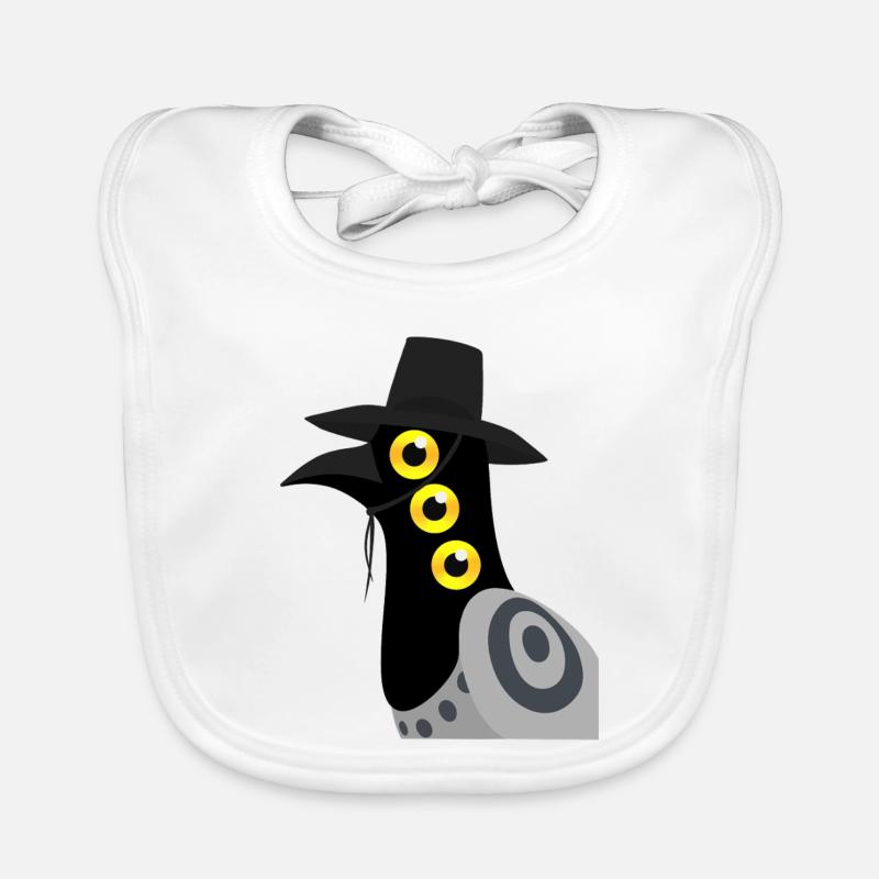 Dämonischer Vogel Baby Bio-Lätzchen