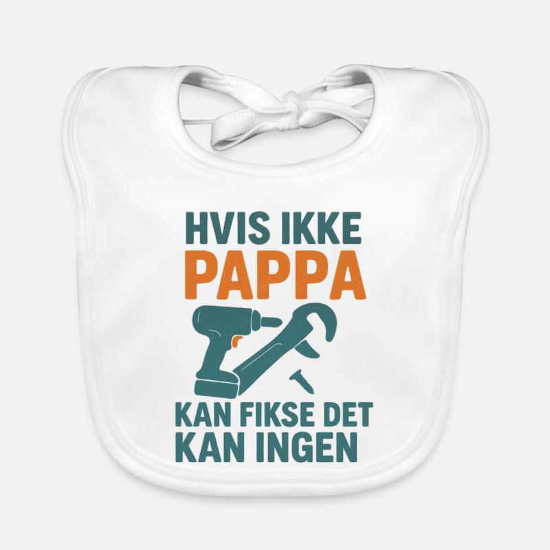 Memory Design with Tools Motif Organic Baby Bibs