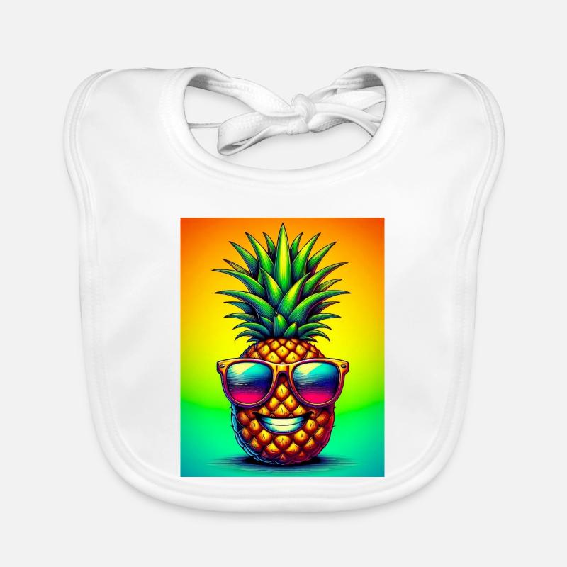 Pineapple Organic Baby Bibs