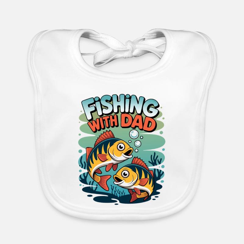 Pêcher avec papa Bavoir bio Bébé