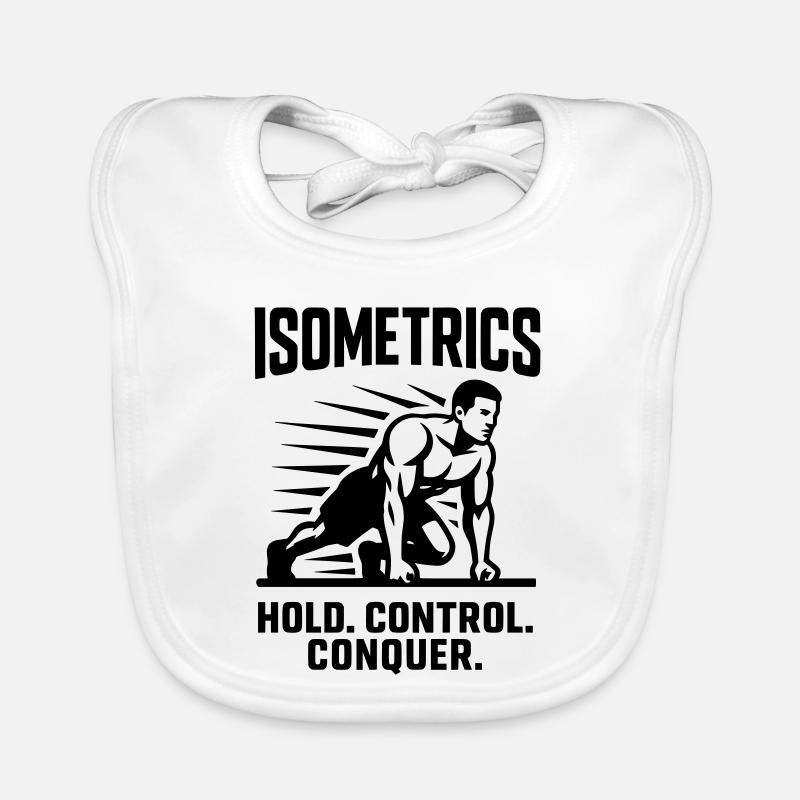 isometrics halteübung statische muskelarbeit Baby Bio-Lätzchen