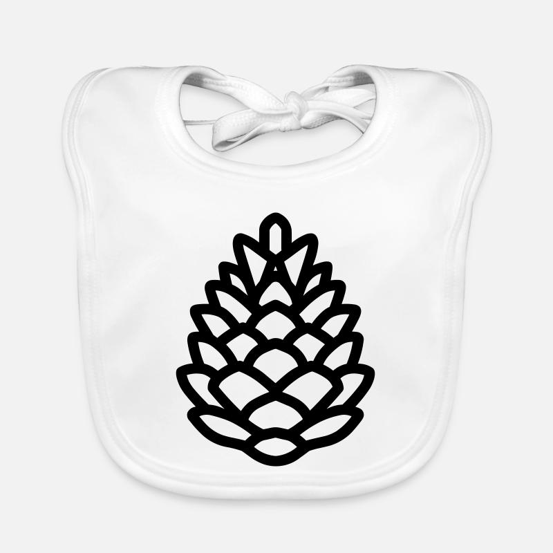 Pomme de Pin Bavoir bio Bébé