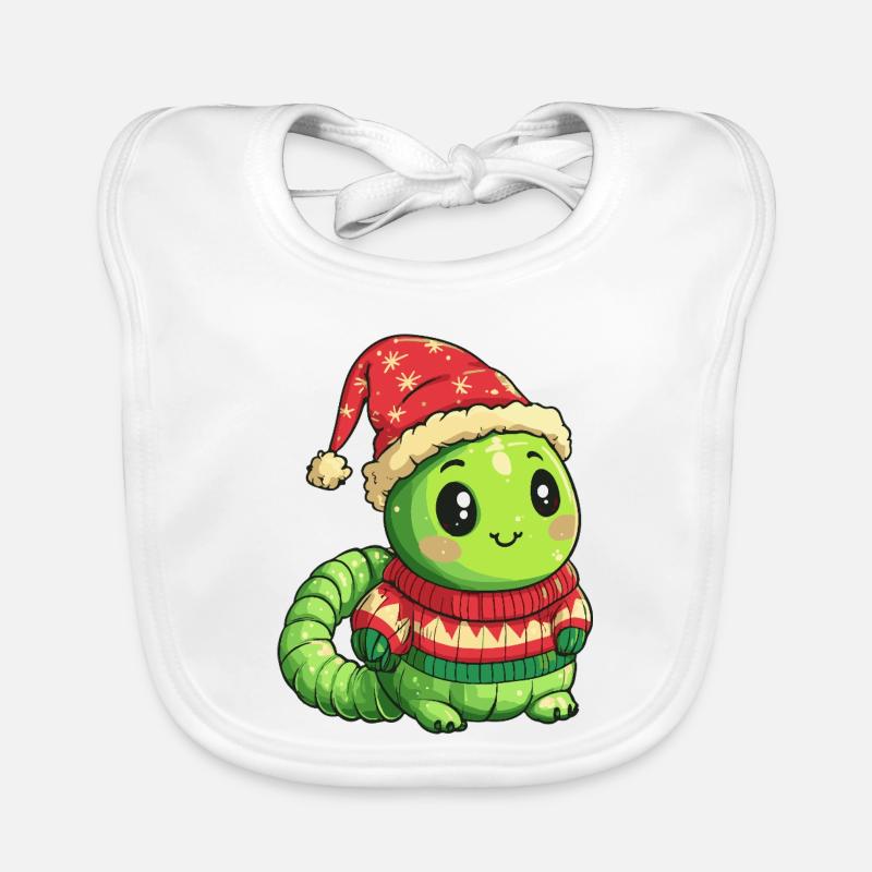 Noël du ver Bavoir bio Bébé