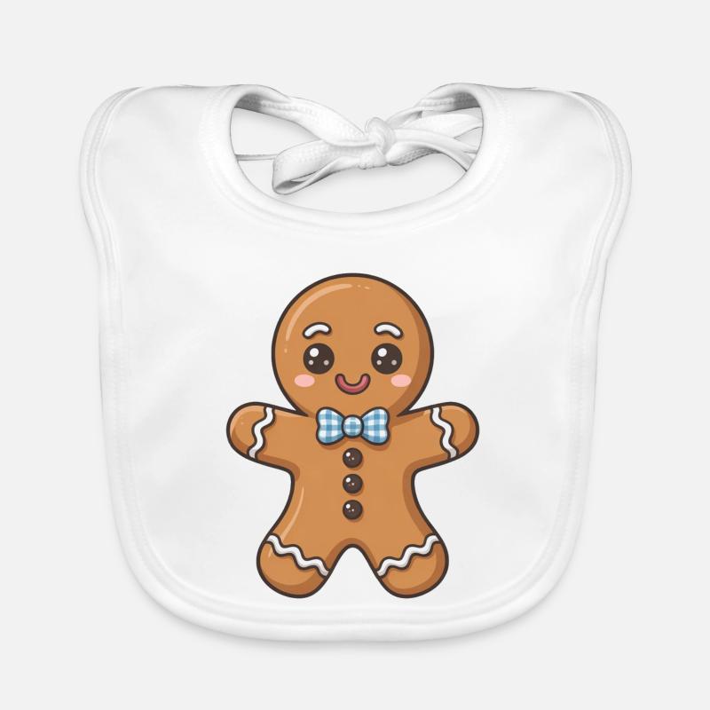 Lebkuchenmann Baby Bio-Lätzchen