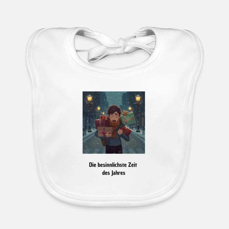 Joyeux Noël Bavoir bio Bébé