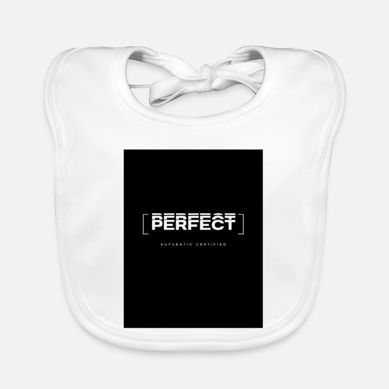 Typographie parfaite des bugs Bavoir bio Bébé