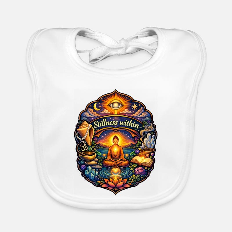 Stillness Within: Inner Light Organic Baby Bibs