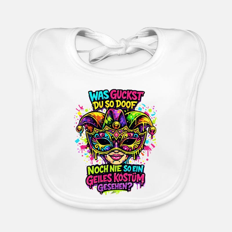 Carnival Replacement Costume Partner Funny Organic Baby Bibs