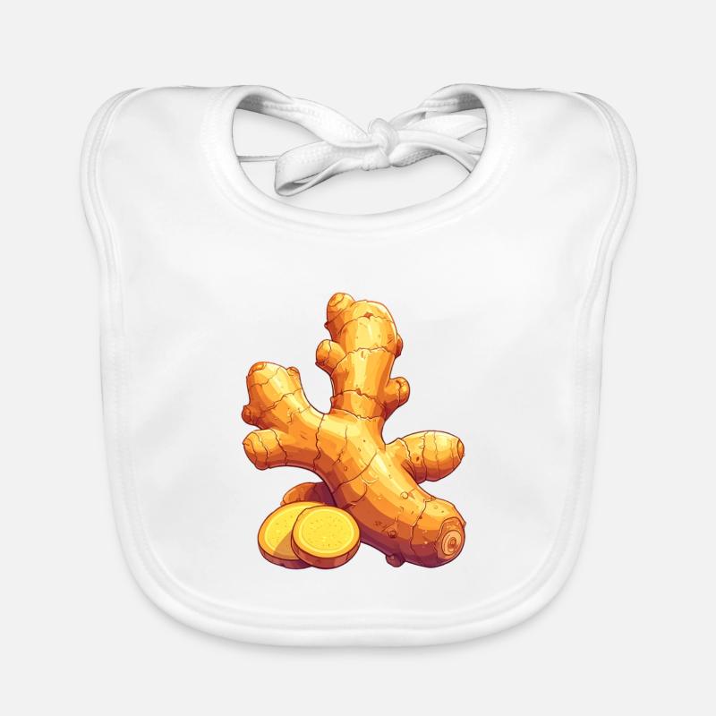 ginger Organic Baby Bibs