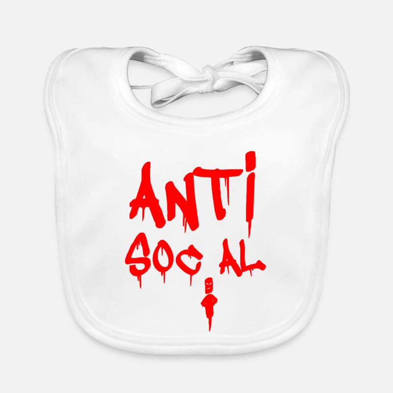ANTISOZIAL! Baby Bio-Lätzchen