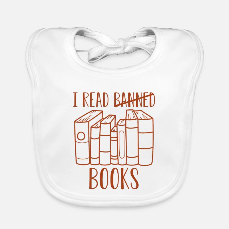 J’ai lu des livres interdits 37 Bavoir bio Bébé