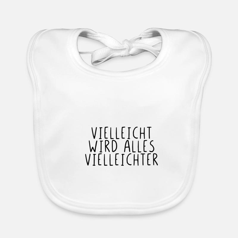 Vielleicht wird alles Vielleichter Baby Bio-Lätzchen