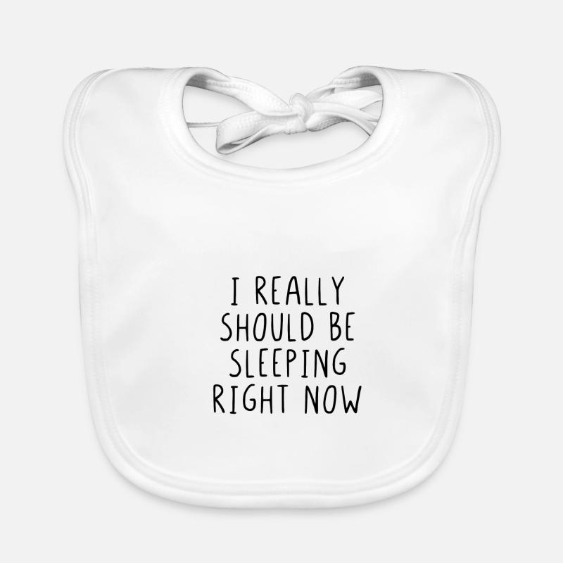 I really should be sleeping right now Baby Bio-Lätzchen