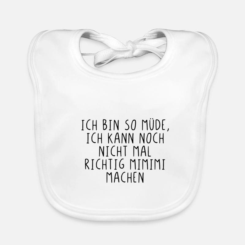 Ich bin so müde... Baby Bio-Lätzchen