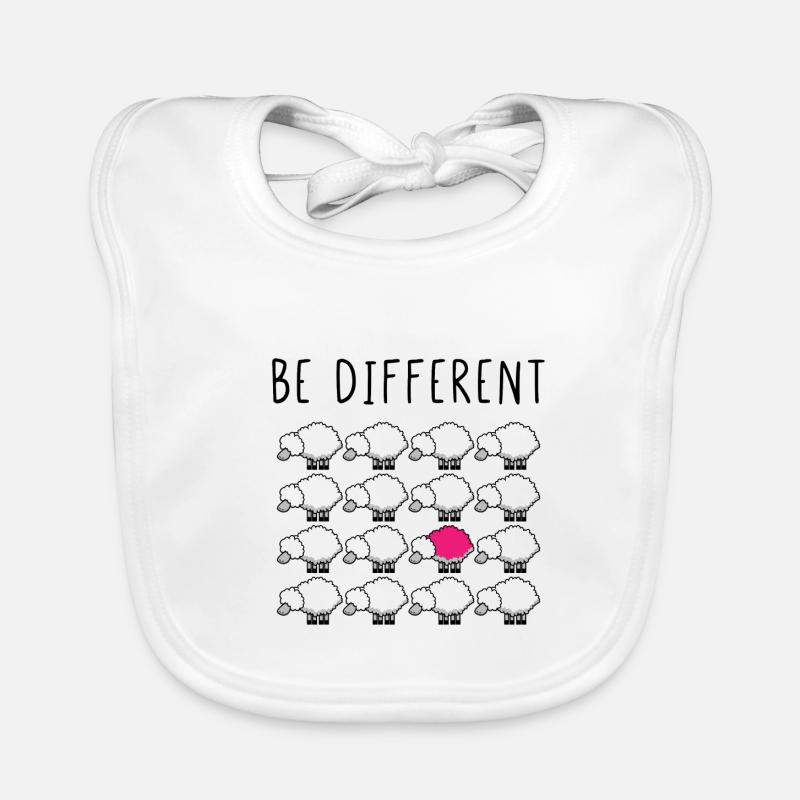 Sois différent Bavoir bio Bébé