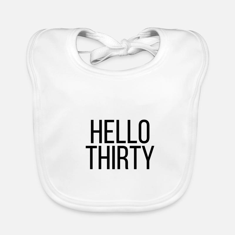 Hello Thirty Organic Baby Bibs