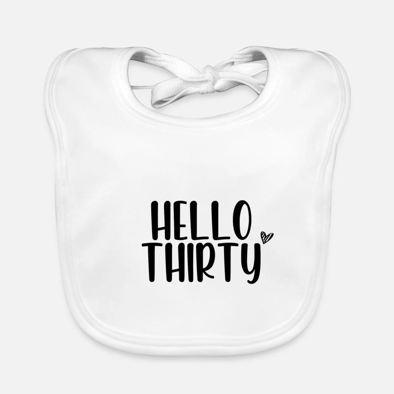 Hello Thirty Organic Baby Bibs