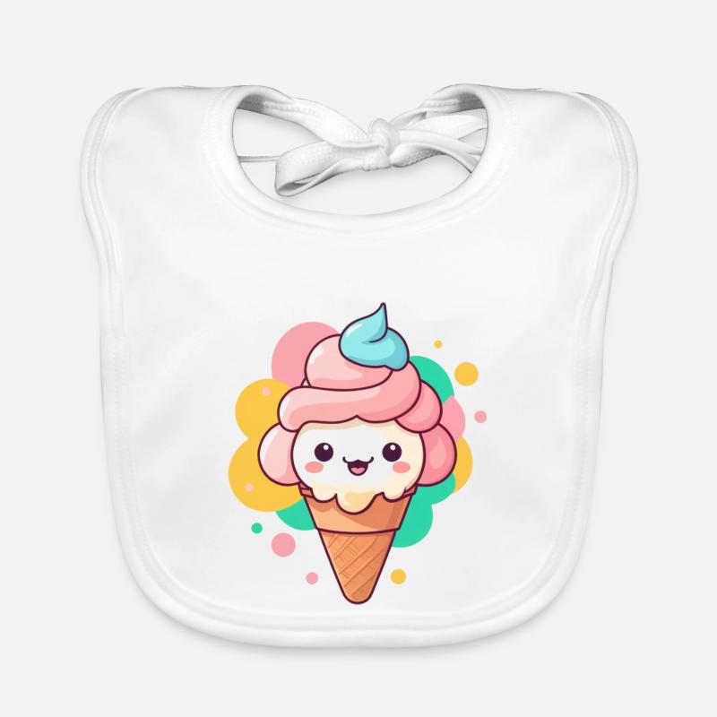 Summertime Ice Age Organic Baby Bibs