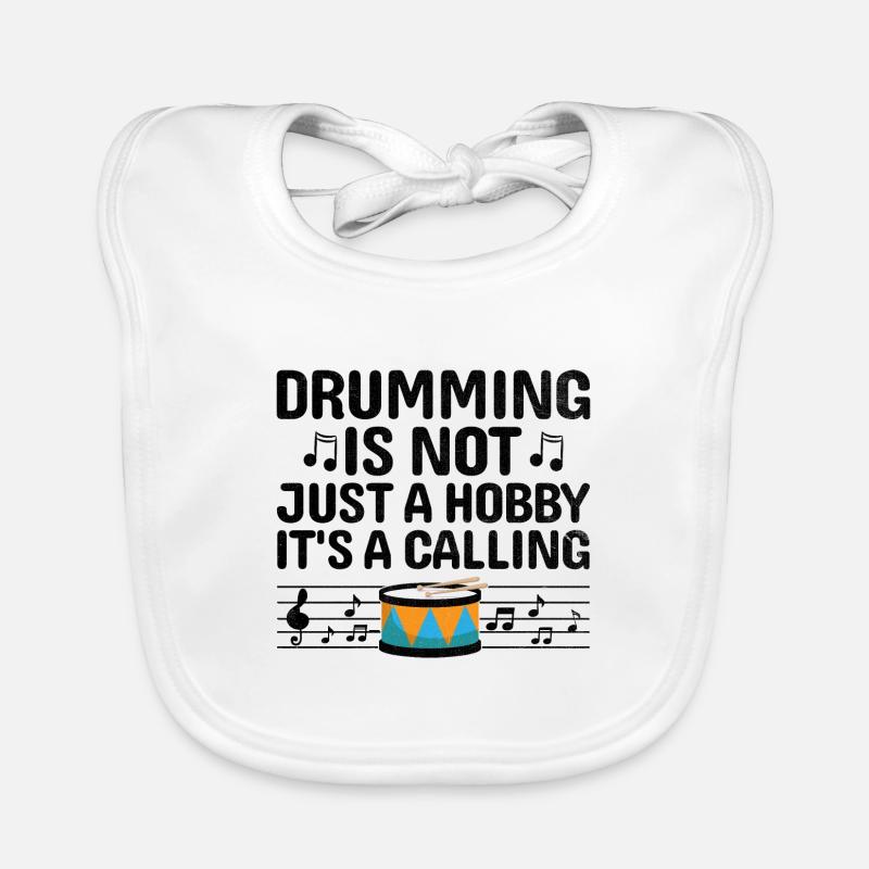Drum Corps Marching Band Drum Corp Music Percussio Baby Bio-Lätzchen
