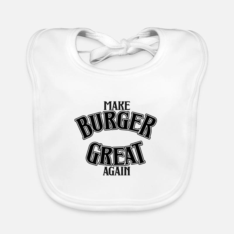 Make Burger great again Baby Bio-Lätzchen