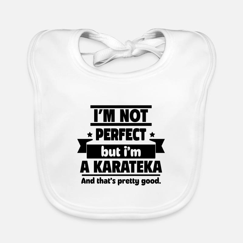 Pas parfait, mais un karatéka, ça suffit Bavoir bio Bébé