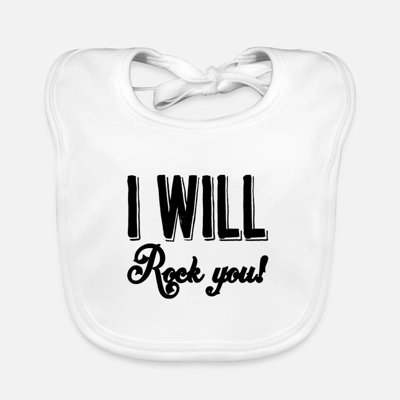 I will rock you Baby Bio-Lätzchen