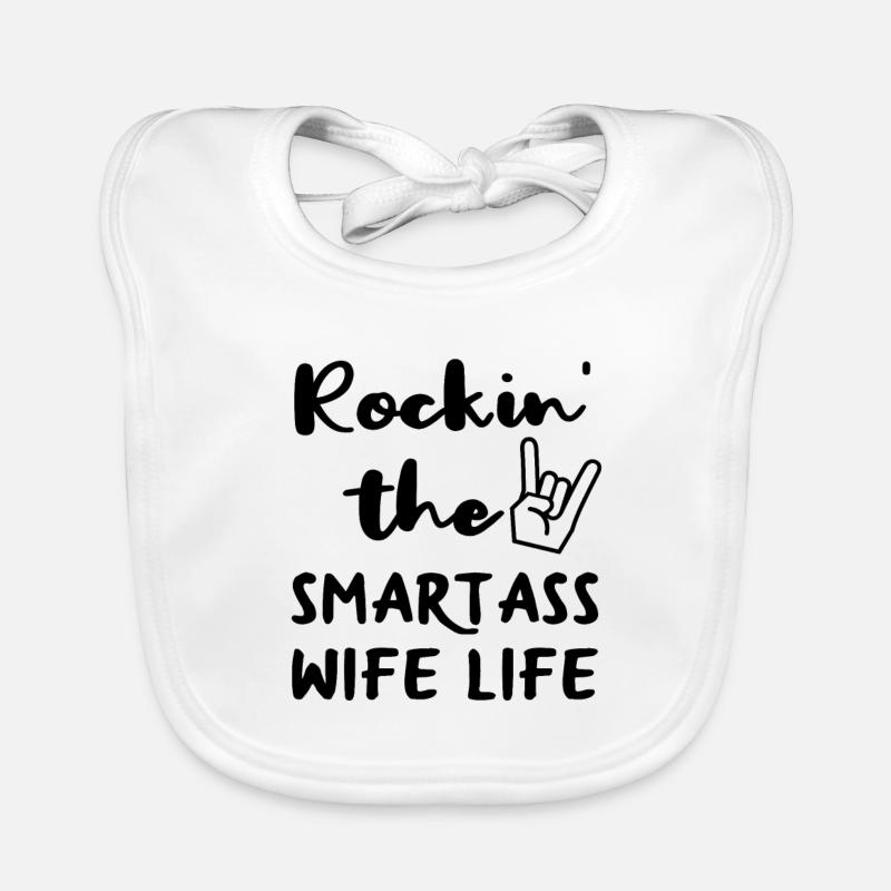 Ehefrau Hausfrau Geschenk Baby Bio-Lätzchen