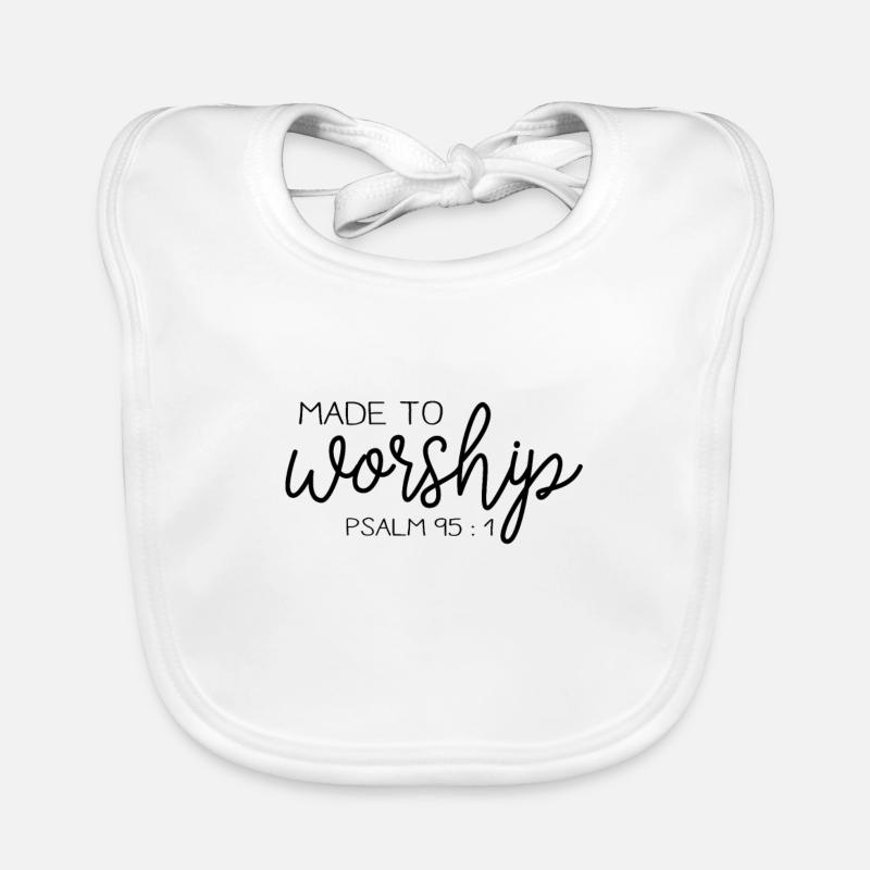 Glauben Jesus Gläubig Christen Geschenk Baby Bio-Lätzchen