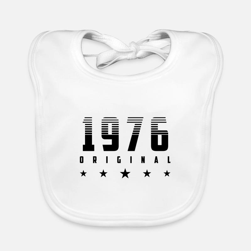 | changeable de couleur Original 1976 Année de naissance Bavoir bio Bébé